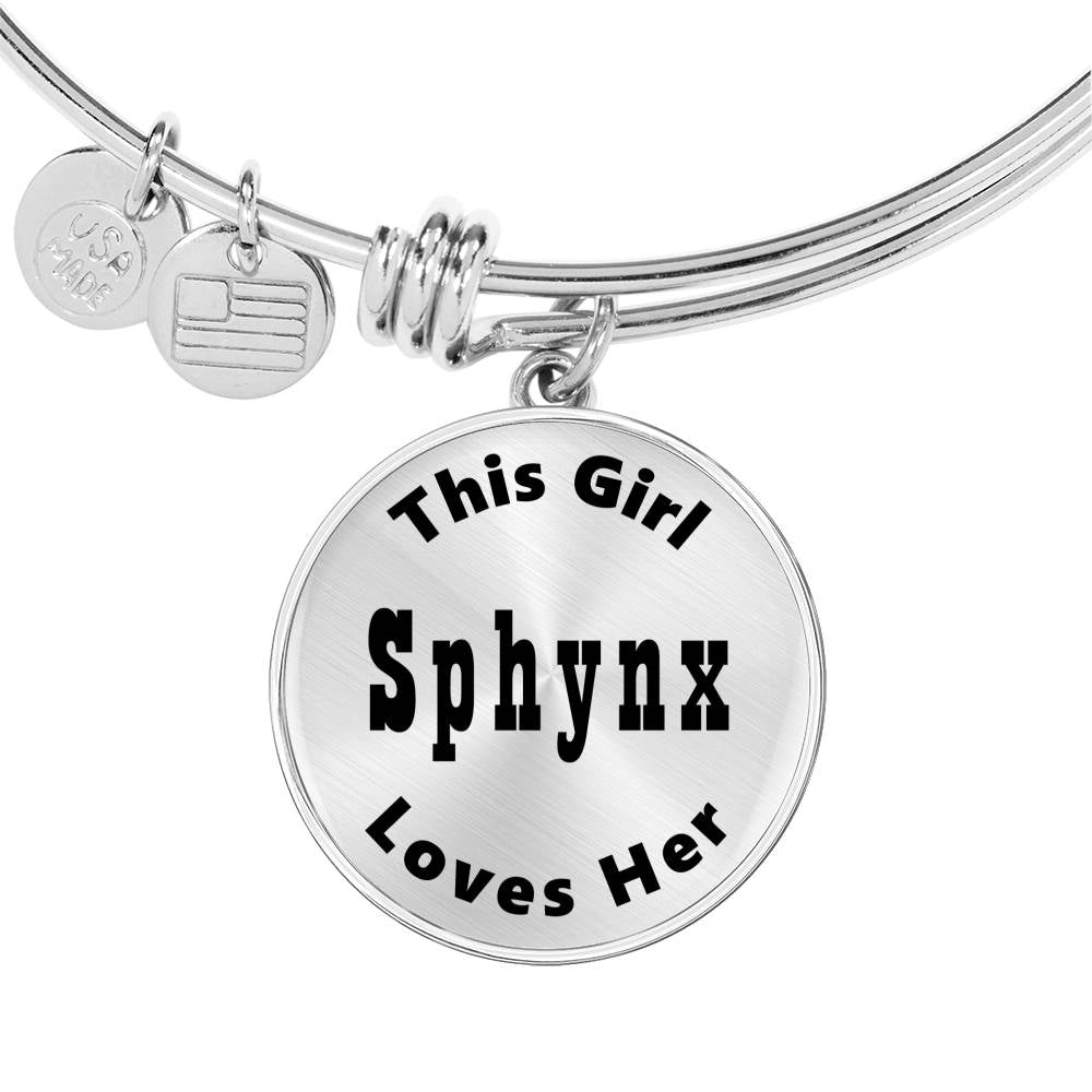 Sphynx - Bangle Bracelet