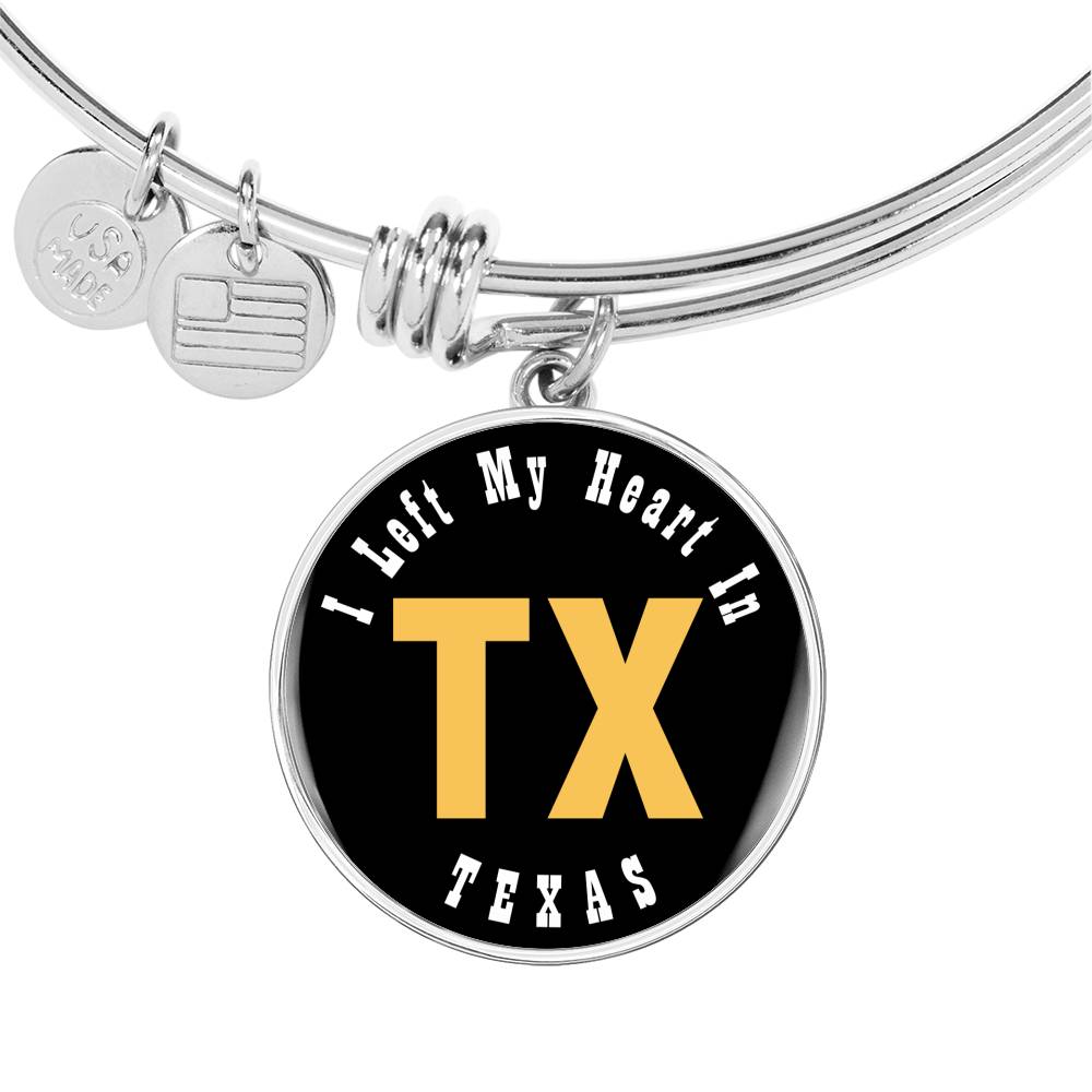 Heart In Texas - Bangle Bracelet
