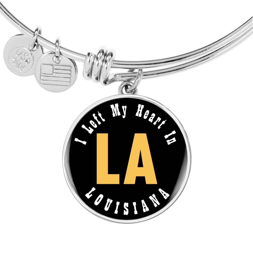 Heart In Louisiana - Bangle Bracelet