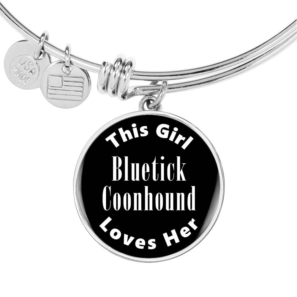 Bluetick Coonhound v2 - Bangle Bracelet