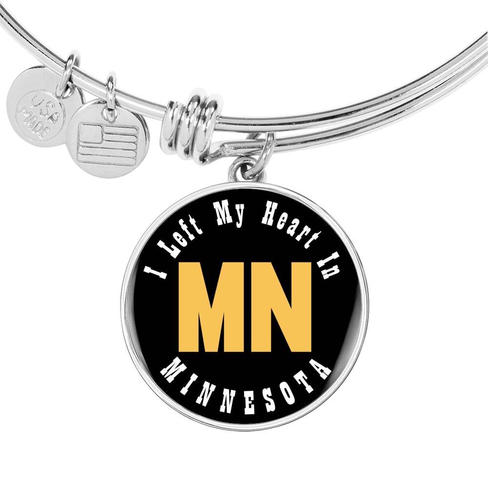Heart In Minnesota - Bangle Bracelet