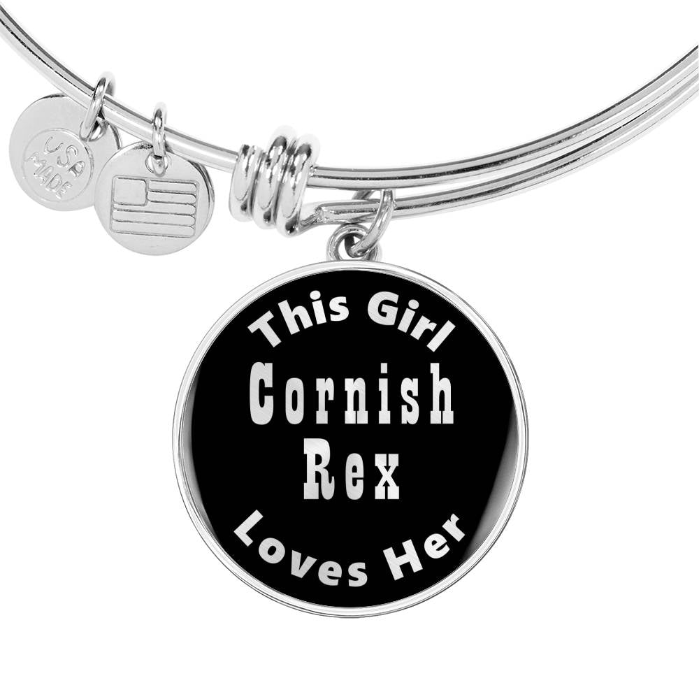 Cornish Rex v3 - Bangle Bracelet