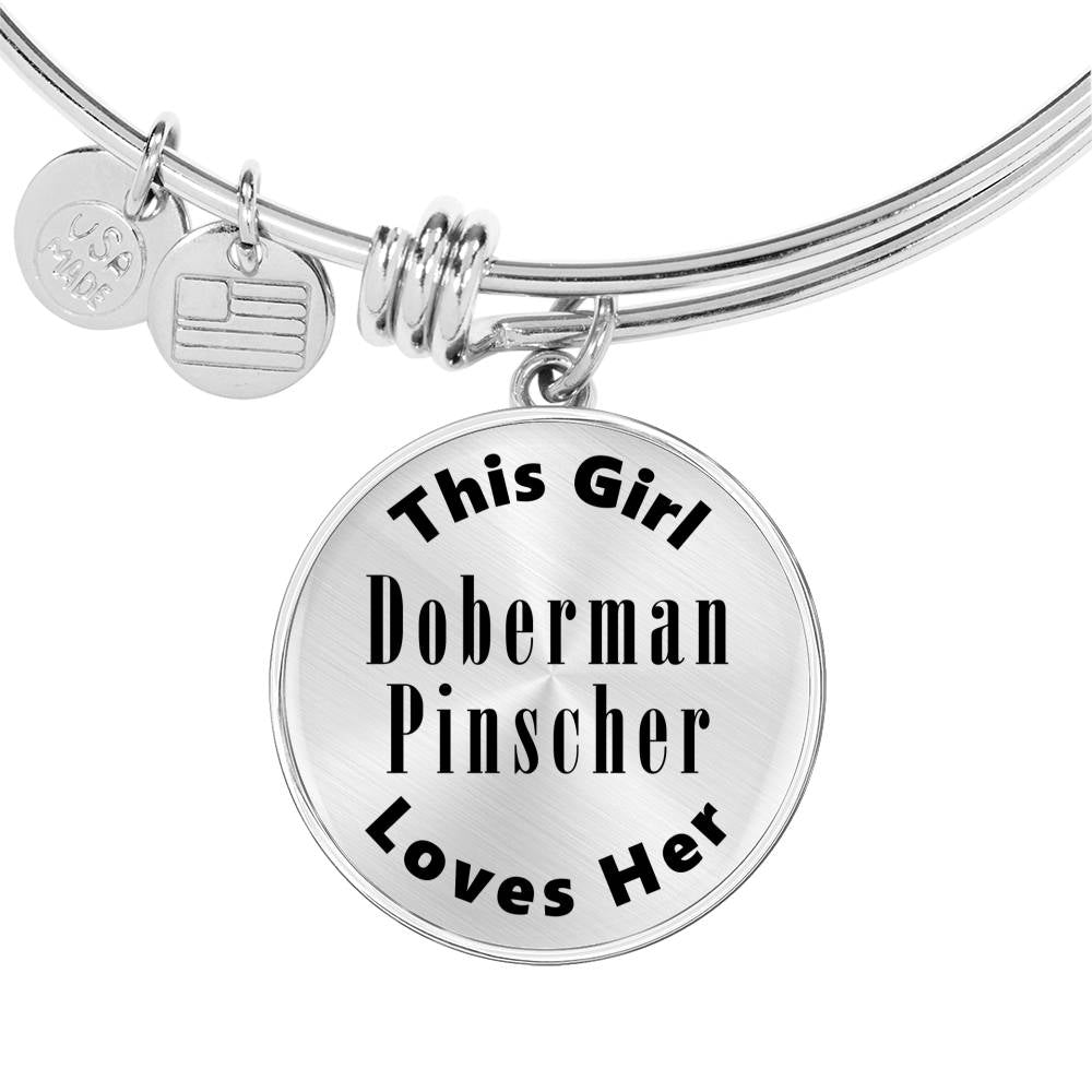 Doberman Pinscher - Bangle Bracelet