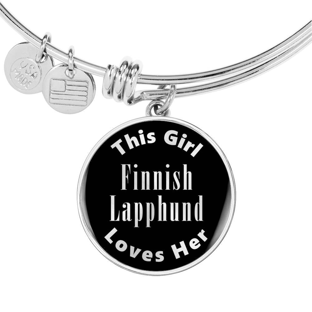 Finnish Lapphund v2s - Bangle Bracelet
