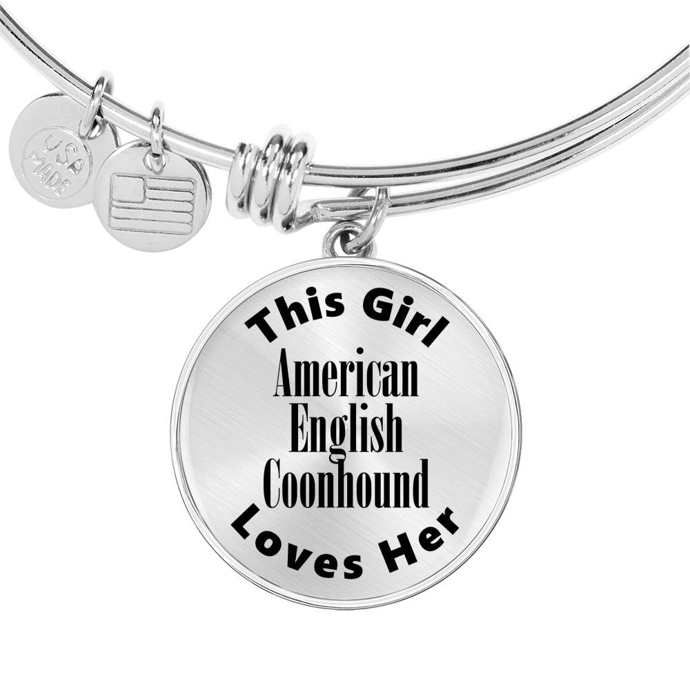American English Coonhound - Bangle Bracelet