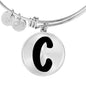 Initial C v1b - Bangle Bracelet