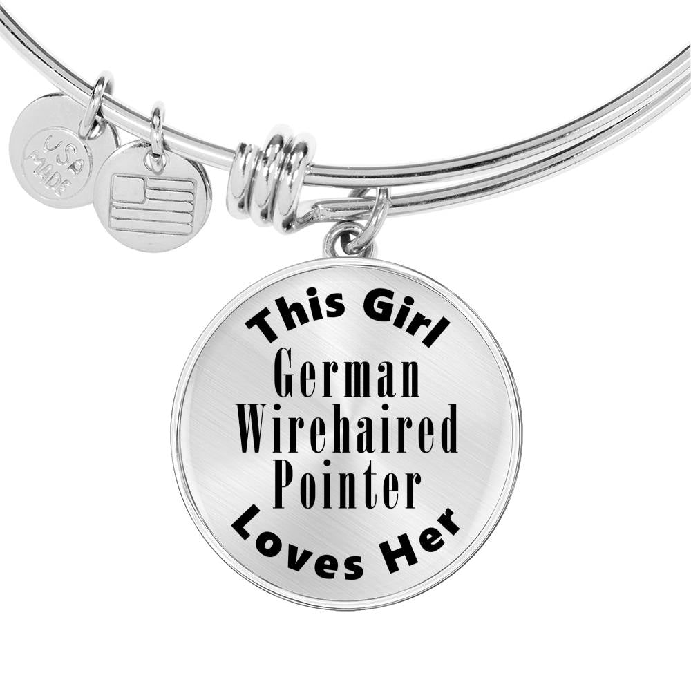 German Wirehaired Pointer - Bangle Bracelet