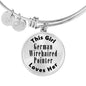 German Wirehaired Pointer - Bangle Bracelet