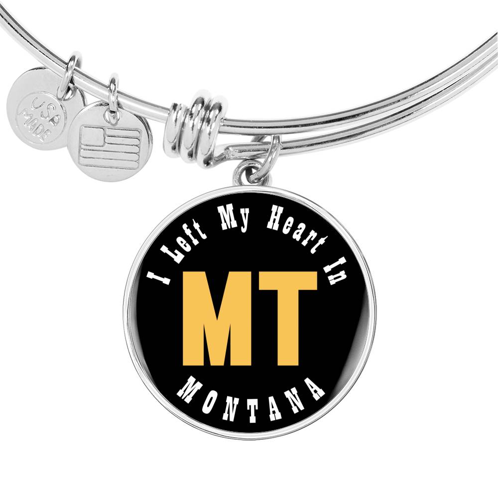 Heart In Montana - Bangle Bracelet