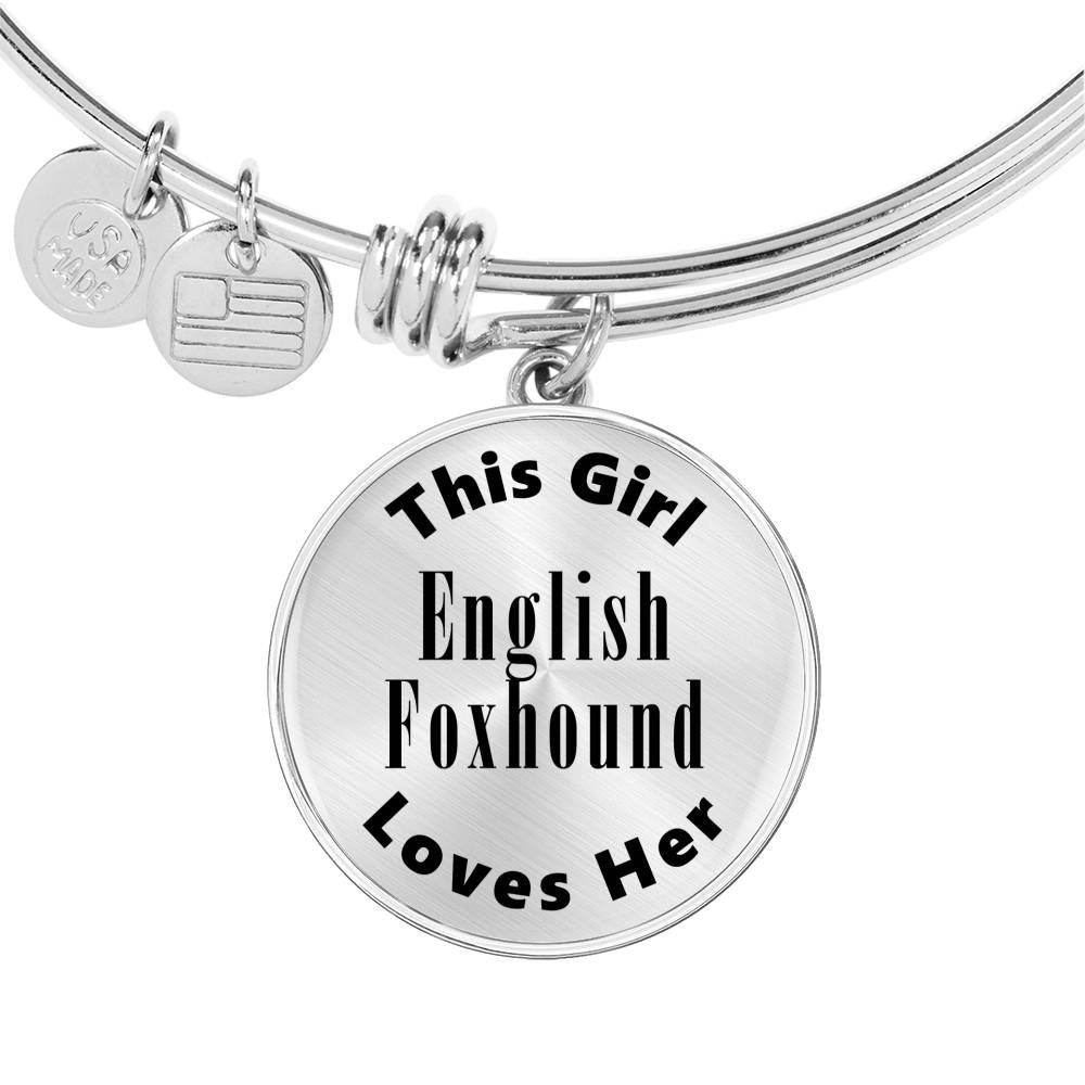 English Foxhound - Bangle Bracelet