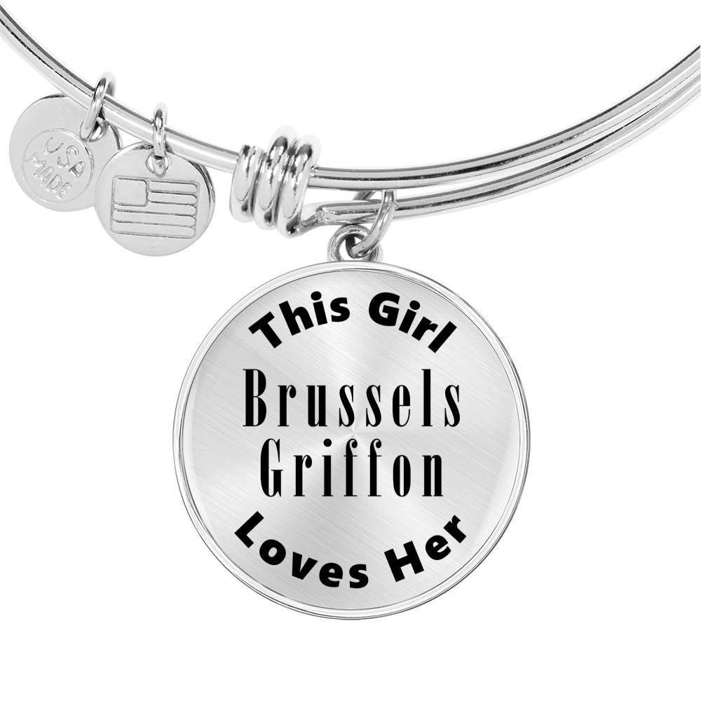 Brussels Griffon - Bangle Bracelet