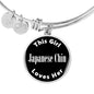Japanese Chin v2 - Bangle Bracelet