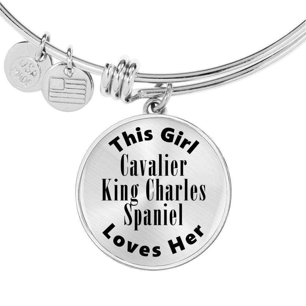 Cavalier King Charles Spaniel - Bangle Bracelet