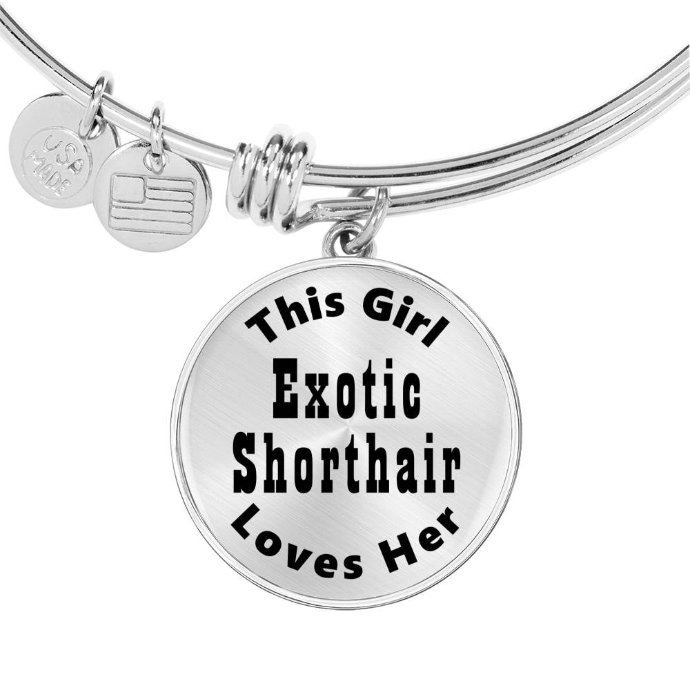 Exotic Shorthair - Bangle Bracelet