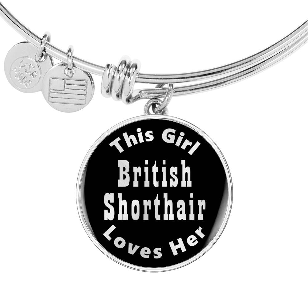 British Shorthair v3 - Bangle Bracelet