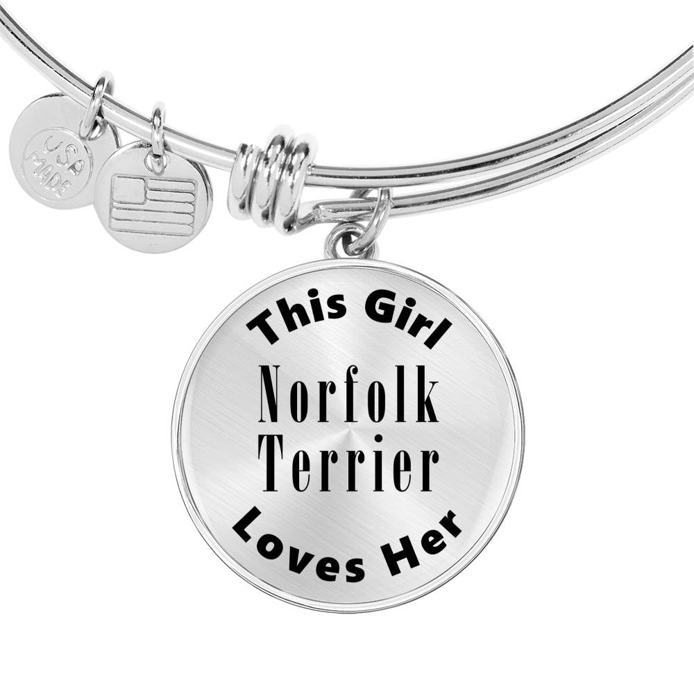 Norfolk Terrier - Bangle Bracelet