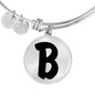 Initial B v1b - Bangle Bracelet