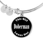 Doberman v2 - Bangle Bracelet