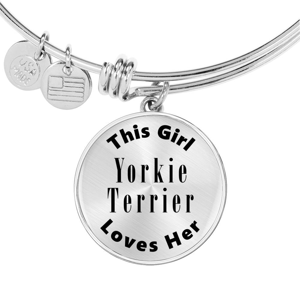 Yorkie Terrier - Bangle Bracelet