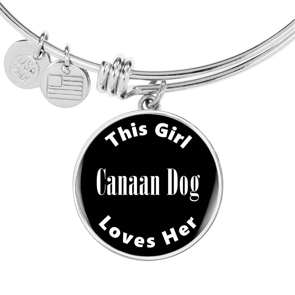 Canaan Dog v2 - Bangle Bracelet