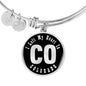 Heart In Colorado v02 - Bangle Bracelet
