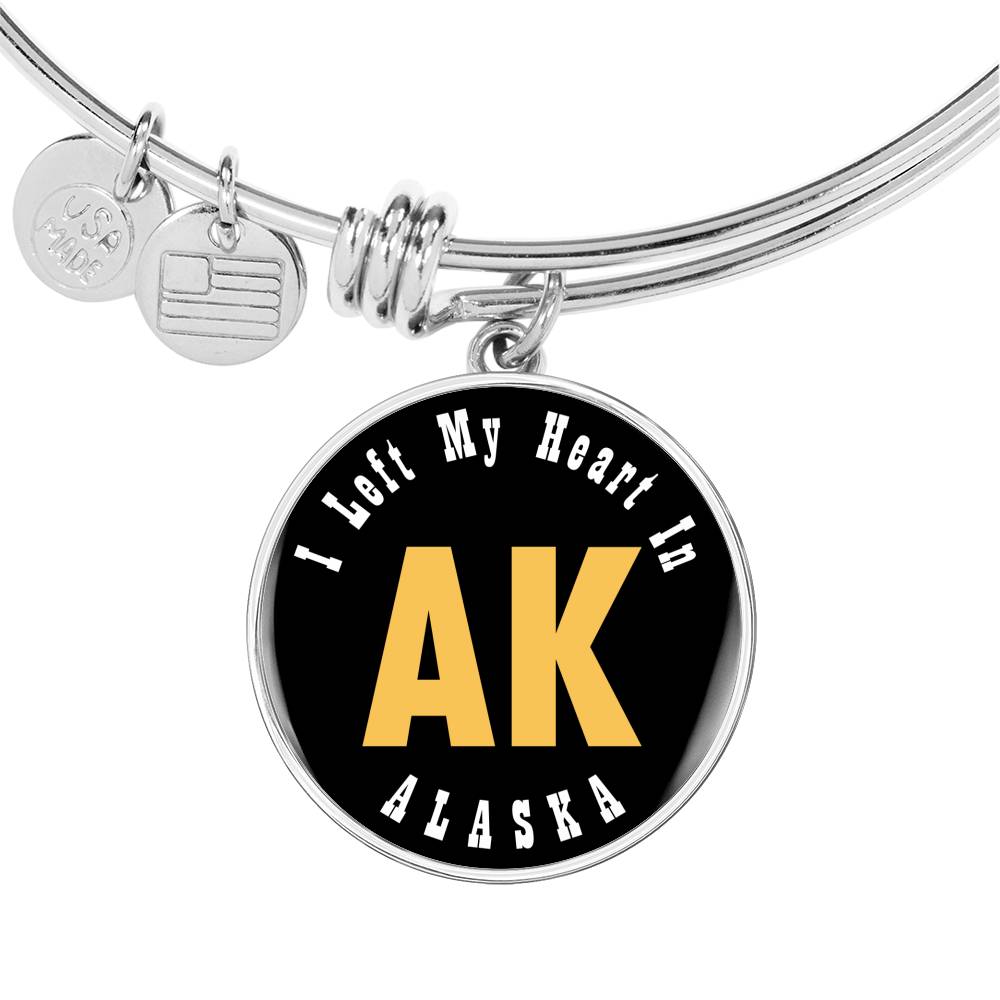 Heart In Alaska - Bangle Bracelet