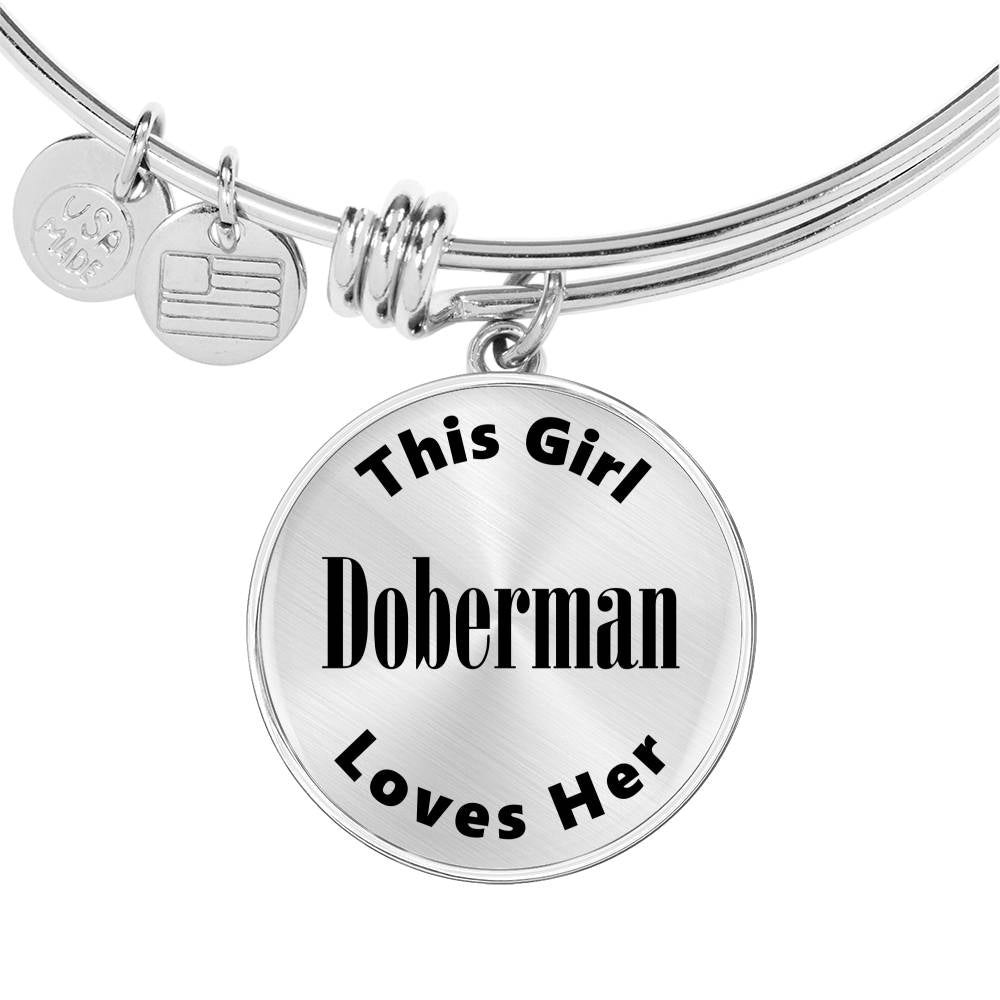 Doberman - Bangle Bracelet