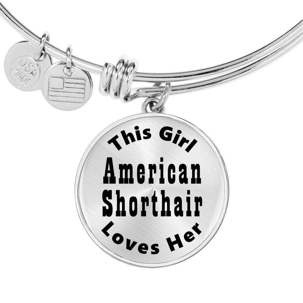 American Shorthair - Bangle Bracelet
