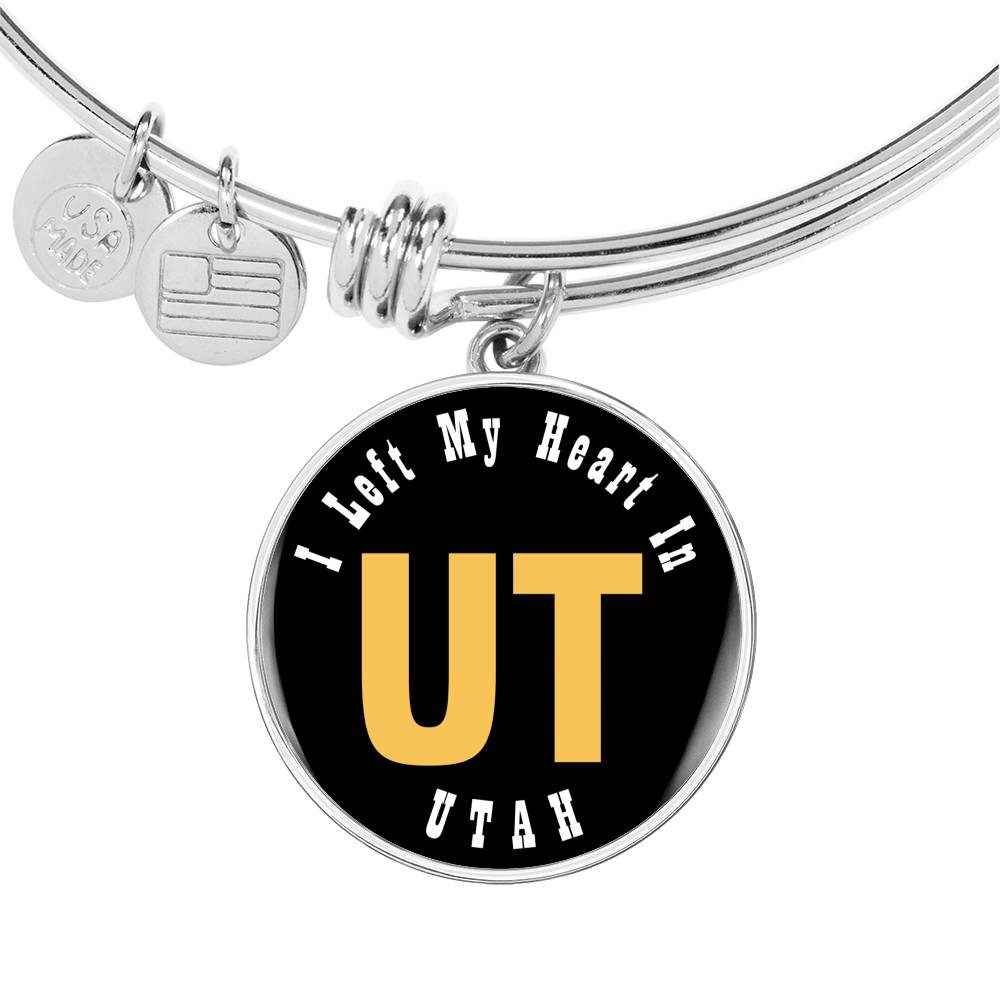 Heart In Utah - Bangle Bracelet