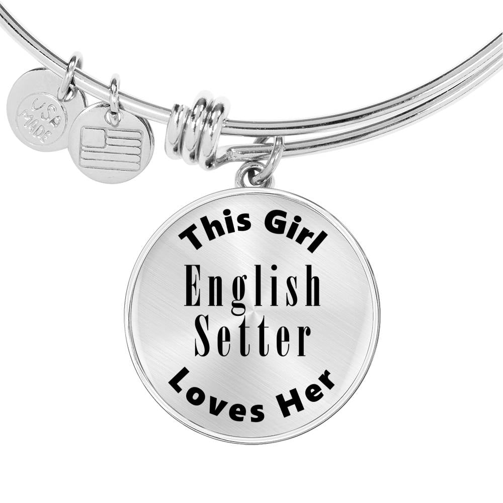 English Setter - Bangle Bracelet
