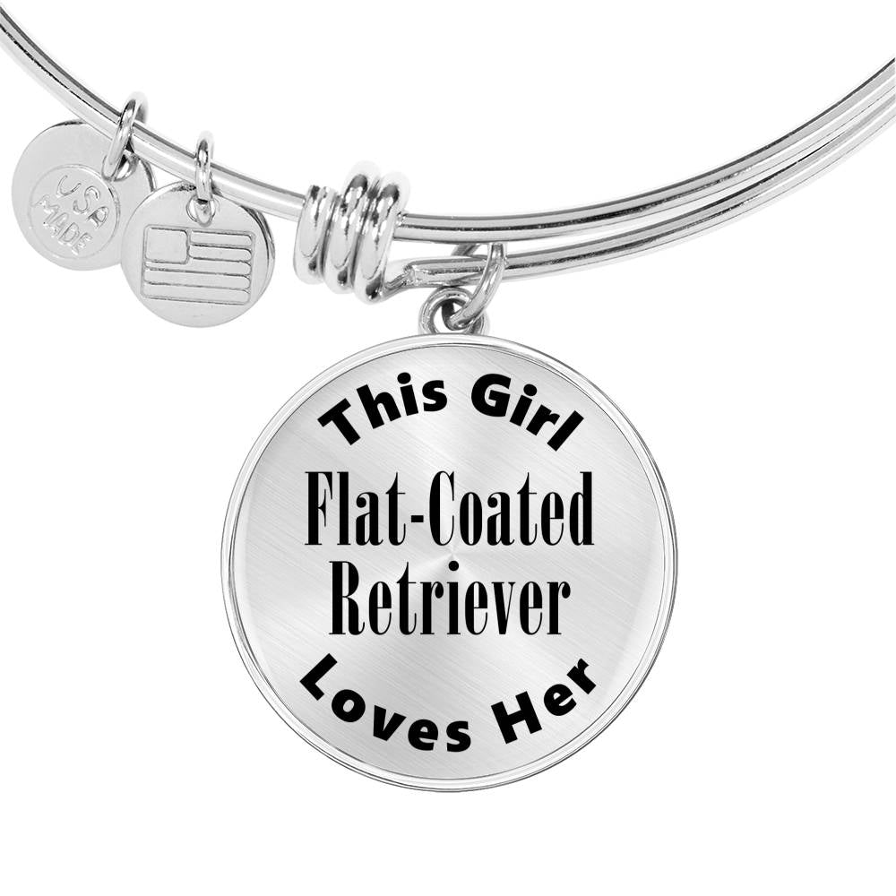 Flat-Coated Retriever - Bangle Bracelet