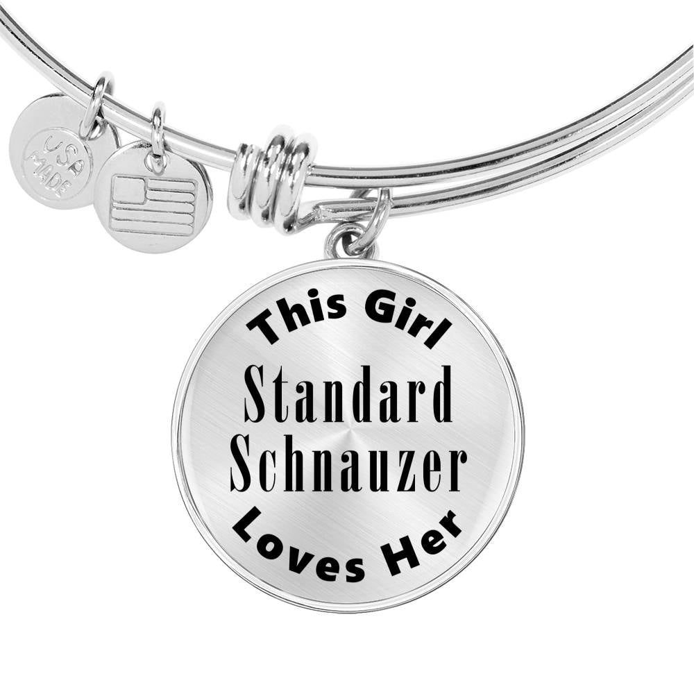 Standard Schnauzer - Bangle Bracelet