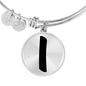 Initial I v1b - Bangle Bracelet