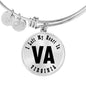 Heart In Virginia v01 - Bangle Bracelet