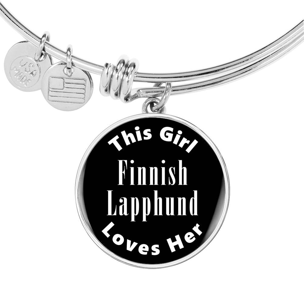 Finnish Lapphund v2 - Bangle Bracelet