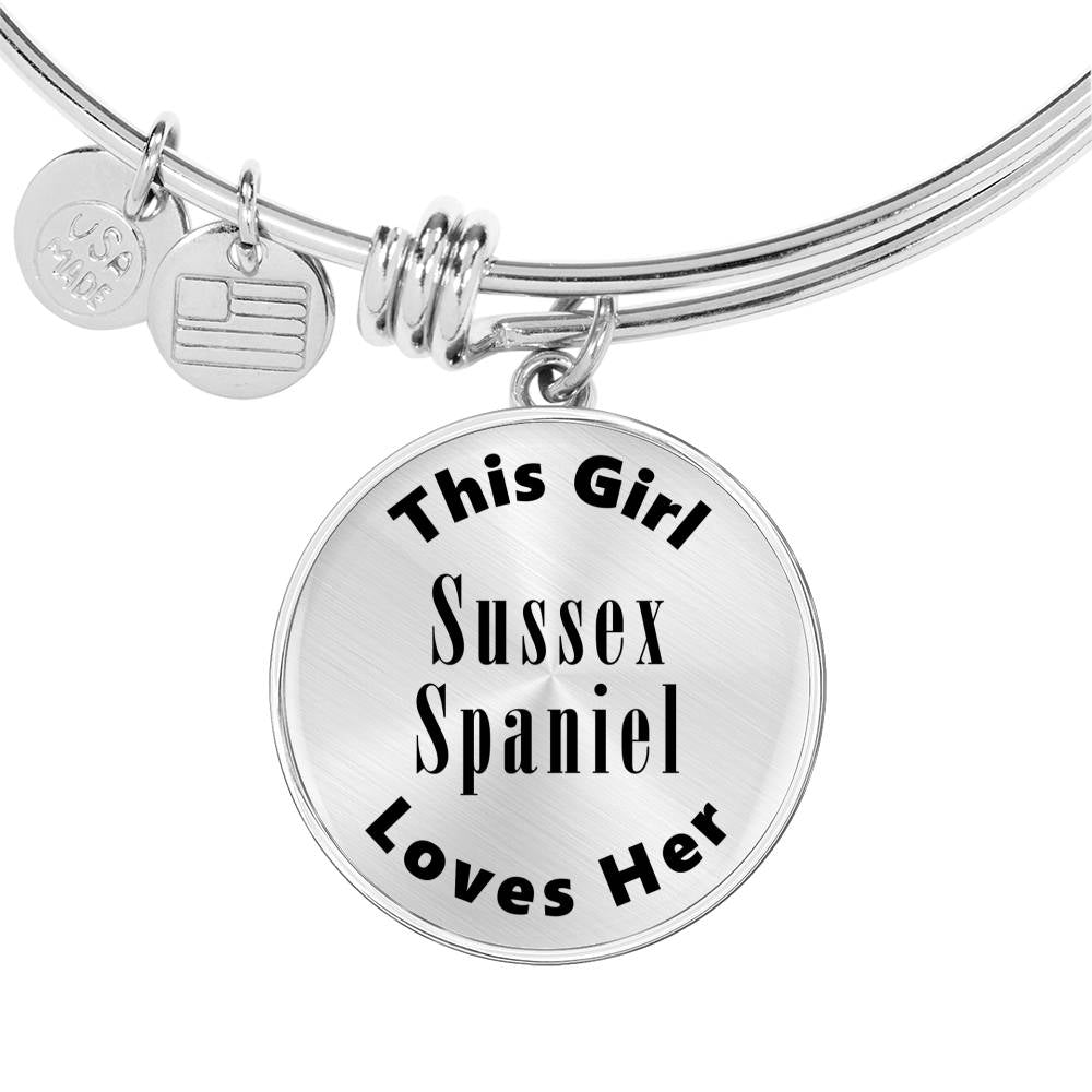 Sussex Spaniel - Bangle Bracelet