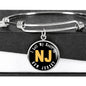 Heart In New Jersey - Bangle Bracelet