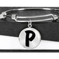 Initial P v1b - Bangle Bracelet