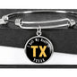 Heart In Texas - Bangle Bracelet