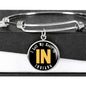 Heart In Indiana - Bangle Bracelet