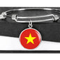 Vietnamese Flag - Bangle Bracelet