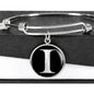 Initial I v2a - Bangle Bracelet