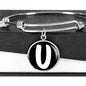 Initial U v3b - Bangle Bracelet