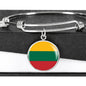 Lithuanian Flag - Bangle Bracelet