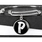 Initial P v2b - Bangle Bracelet