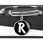 Initial R v3b - Bangle Bracelet