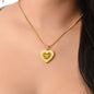 The Best Kind Of Mom Raises A Firefighter - Engraved Heart Pendant Necklace