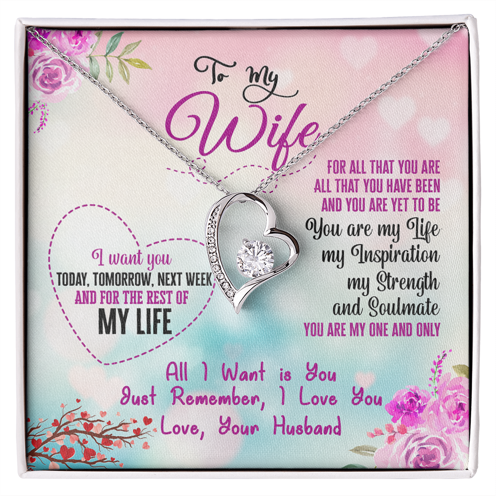 015 To My Wife - Forever Love Necklace