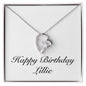 Happy Birthday Lillie - Forever Love Necklace