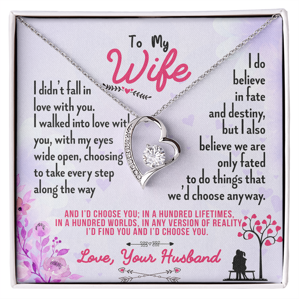 016 To My Wife - Forever Love Necklace